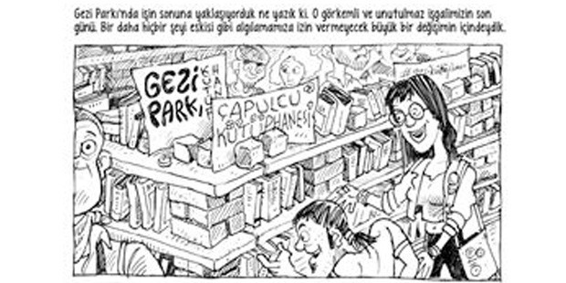 Gezi Direnişi çizgi roman oldu: Ya ameliyatlı yerime gelseydi!