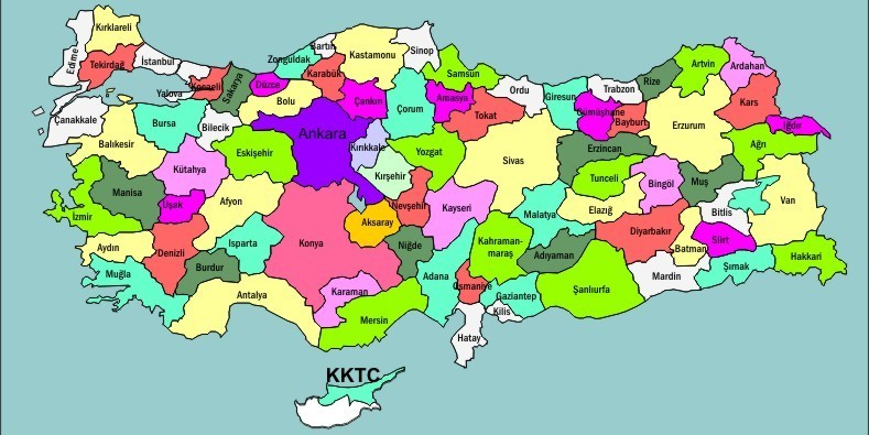 Türkiye haritası değişiyor, il sınırları yeniden çizilecek...