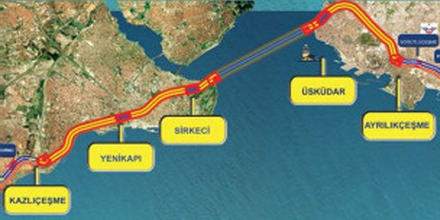 İşte Marmaray: Hattın uzunluğu 76.3 kilometre, saatte 75 bin yolcu kapasitesi