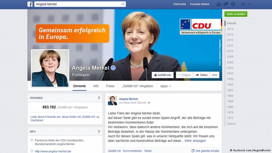 Merkel'e 'sanal saldırı'