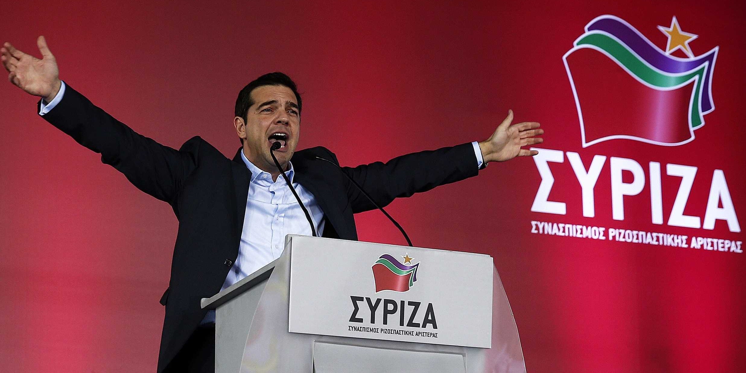 Radikal sol Syriza, Yunanistan seçimlerinde zaferini ilan etti 