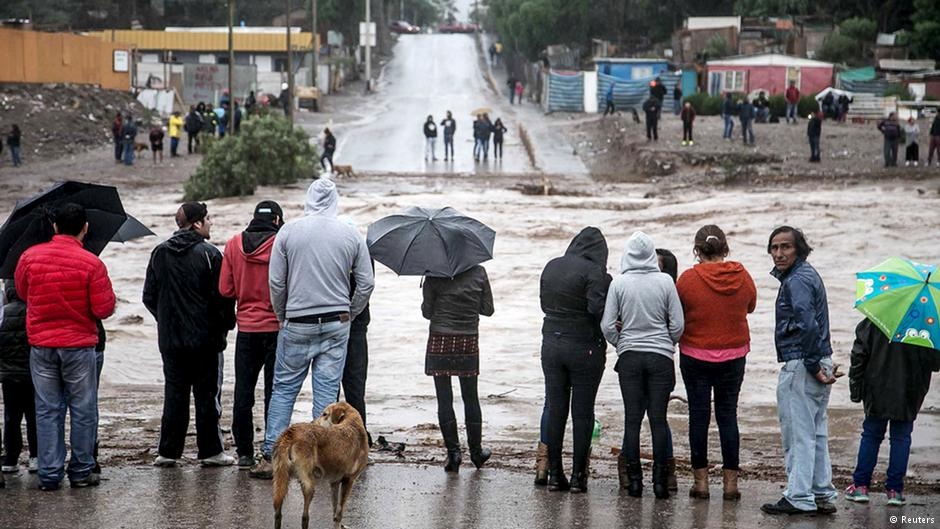 Şili'de sel felaketi
