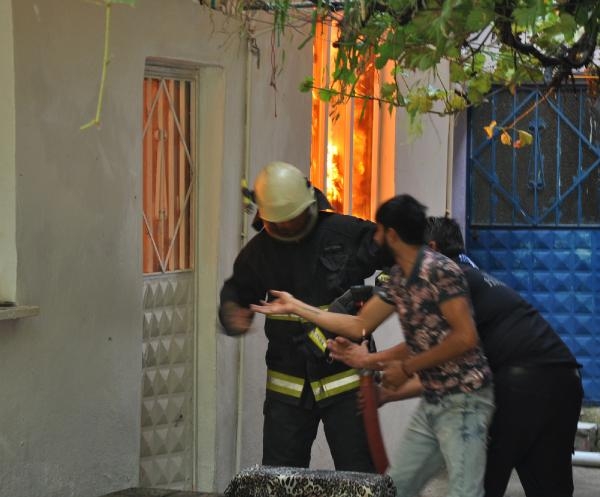 İnegöl’de korkutan yangın
