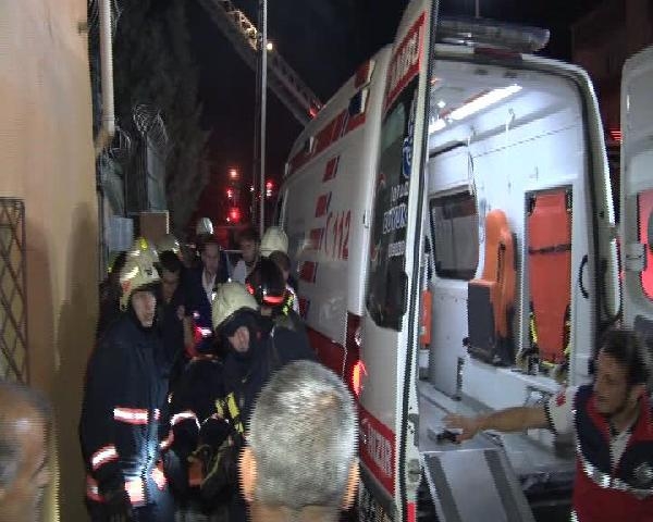Arnavutköy'de fabrika yangını...(3)